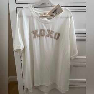 Joyfolie Girls Sequin XOXO Shirt (14)